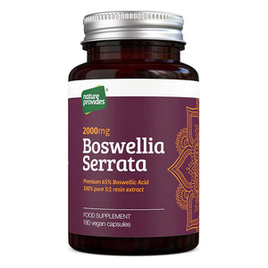 Boswellia Serrata Extract 2000 mg 180 Vegan Capsules - Nature Provides Boswellia Serrata Extract 2000 mg 180 Vegan Capsules