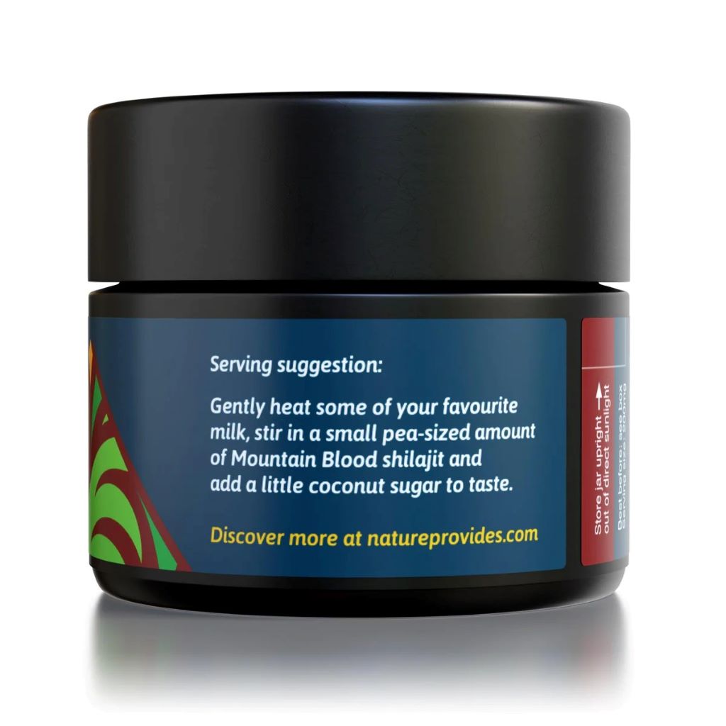 Nature Provides Genuine Ayurvedic Shilajit Resin Mountain Blood 30 gm