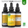 فيتامين د3 مع ك2 قطرات سائلة 30 مل - Nature Provides Vitamin D3 & K2 Liquid Drops 30 ml