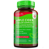 Apple Cider Vinegar With Ginger And Turmeric Extract 180 Capsules - Nutravita Apple Cider Vinegar Complex Capsules 180's