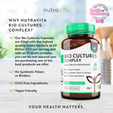 Nutravita Bio Cultures Complex 40 Billion CFU Capsules 60's