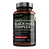 مركب الماكا السوداء عالي القوة 180 كبسولة - Nutravita Black Maca Complex Super Strength 180 Capsules