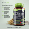 جذور الماكا عالية القوة 3500 مجم 180 كبسولة - Nutravita Maca Root 3500 mg Capsules 180's