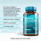 Marine Collagen 1000 mg Capsules With Hyaluronic Acid - Nutravita Marine Collagen 1000 mg Capsules With Hyaluronic Acid