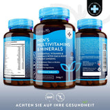 Men's Vitamins 180 Tablets - Nutravita Men's Multivitamins and Minerals 180's