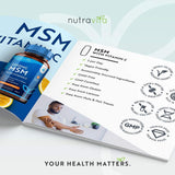 إم إس إم 2200 ملج 365 أقراص - Nutravita MSM 2200 mg Tablets 365’s