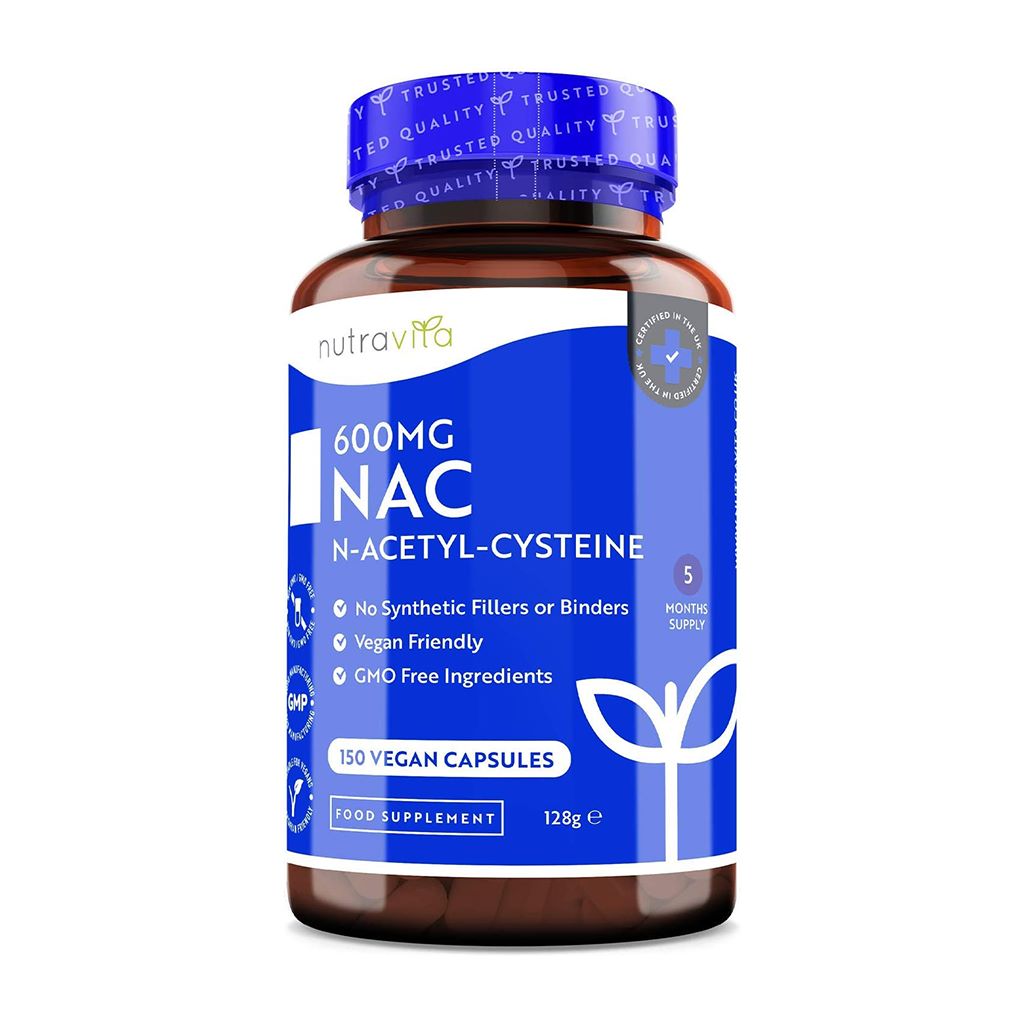 نيوترافيتا كبسولات إن أسيتيل سيستيين 600 ملج 150 كبسولة نباتية