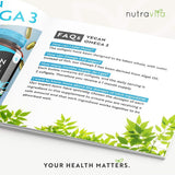 Nutravita Vegan Omega 3 Derived from Algal Oil 2000 mg 60 Vegan Softgels