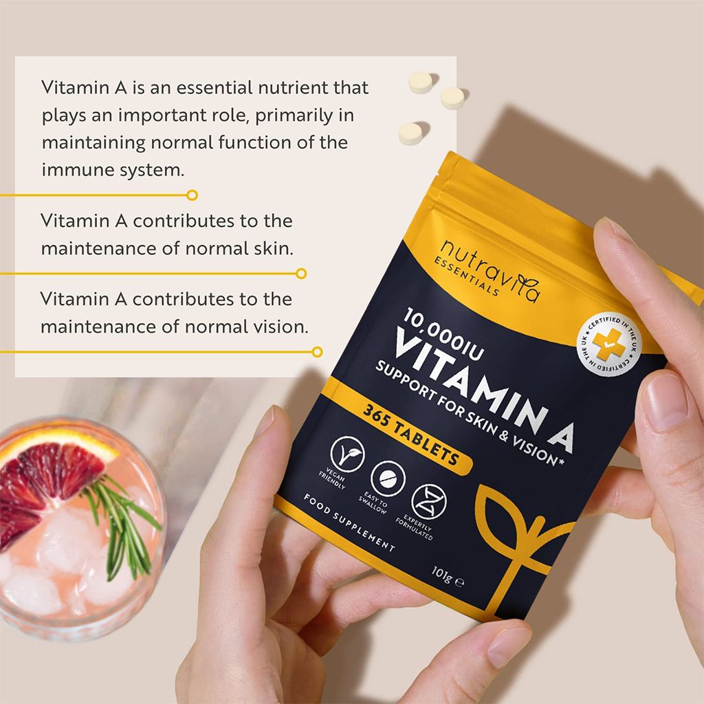 Nutravita Vitamin A 10,000 IU 365 Tablets