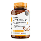 Vitamin C 1000 mg Tablets 180's - Nutravita Vitamin C 1000 mg Tablets 180's