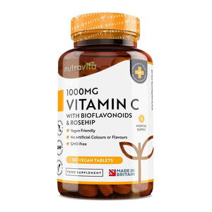 فيتامين سي 1000 مجم 180 قرص - Nutravita Vitamin C 1000 mg Tablets 180's