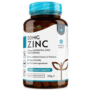 Nutravita Zinc 50 mg Tablets 365's
