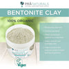 براناتشورالز بينتونيت كالسيوم كلاي ماسك للوجه والجسم 250 جرام - PraNaturals Bentonite Calcium Clay Face & Body Mask 250 gm