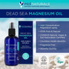 براناتشورالز بخاخ زيت المغنسيوم النقي من البحر الميت 250 مل - PraNaturals Pure Dead Sea Magnesium Oil Spray 250 ml
