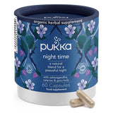 نايت تايم أعشاب طبيعية عضوية 60 كسبولة - Pukka Night Time Organic Herbal Supplement 60 Capsules