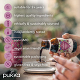 مشروب البلسان العضوي مع عسل المانوكا 100 مل - Pukka Organic Elderberry Syrup with Manuka Honey 100 ml