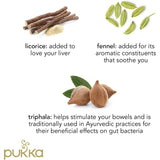 Pukka Triphala Plus Organic Herbal Supplement 60 Capsules