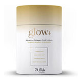 بيورا كولاجين جلو+ تركيبة كولاجين بودر متطورة - Pura Collagen Glow+ Advanced Powdered Collagen Plus Formula
