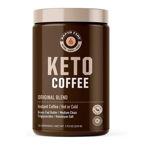 قهوة فورية كيتوجينيك بزيت ام سي تي 225 جرام - Rapid Fire Ketogenic Coffee 225 gm