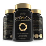 D-Mannose with Cranberry Extract 1000 mg Capsules 120's - SuperSelf D-Mannose with Cranberry Extract 1000 mg Capsules 120's