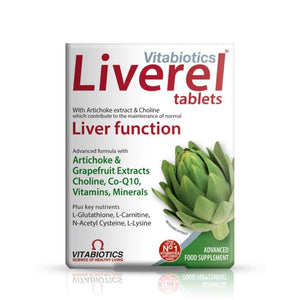 ليفيريل خلاصة الخرشوف 60 قرص - Vitabiotics Liverel Tablets 60's