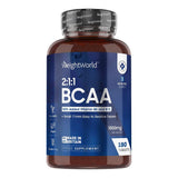 Branched Chain Amino Acids 180 Tablets - Weight World BCAA Tablets 1000 mg 180's