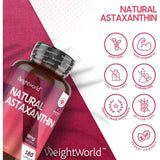 أستازانثين 18 ملج 180 كبسولة نباتية - Weight World Natural Astaxanthin 18 mg 180 Vegan Capsules