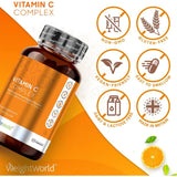 فيتامين سي كومبلكس 120 كبسولة - Weight World Vitamin C Complex Capsules 120's