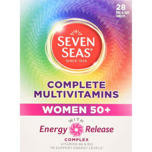 سفن سيز فيتامينات للسيدات فوق الخمسين 28 قرص -  Seven Seas Complete Multivitamins Women 50+ Tablets 28's - Herbanta -  تسوق الان بأفضل سعر في السعودية
