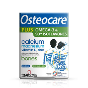 اوستيوكير بلس كالسيوم مع اوميجا 84 قرص - Osteocare Plus Omega 3 & Isoflavones 84's - Herbanta - تسوق الان بأفضل سعر في السعودية